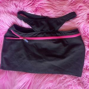 Dolls Kill Horoscopez cyber queen cut out  mini skirt